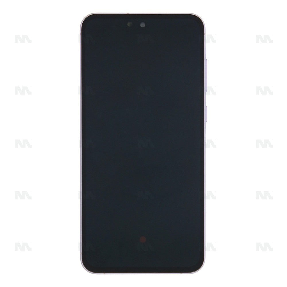 Samsung Galaxy A55 A556B Display And Digitizer With Frame Lilac Service Pack