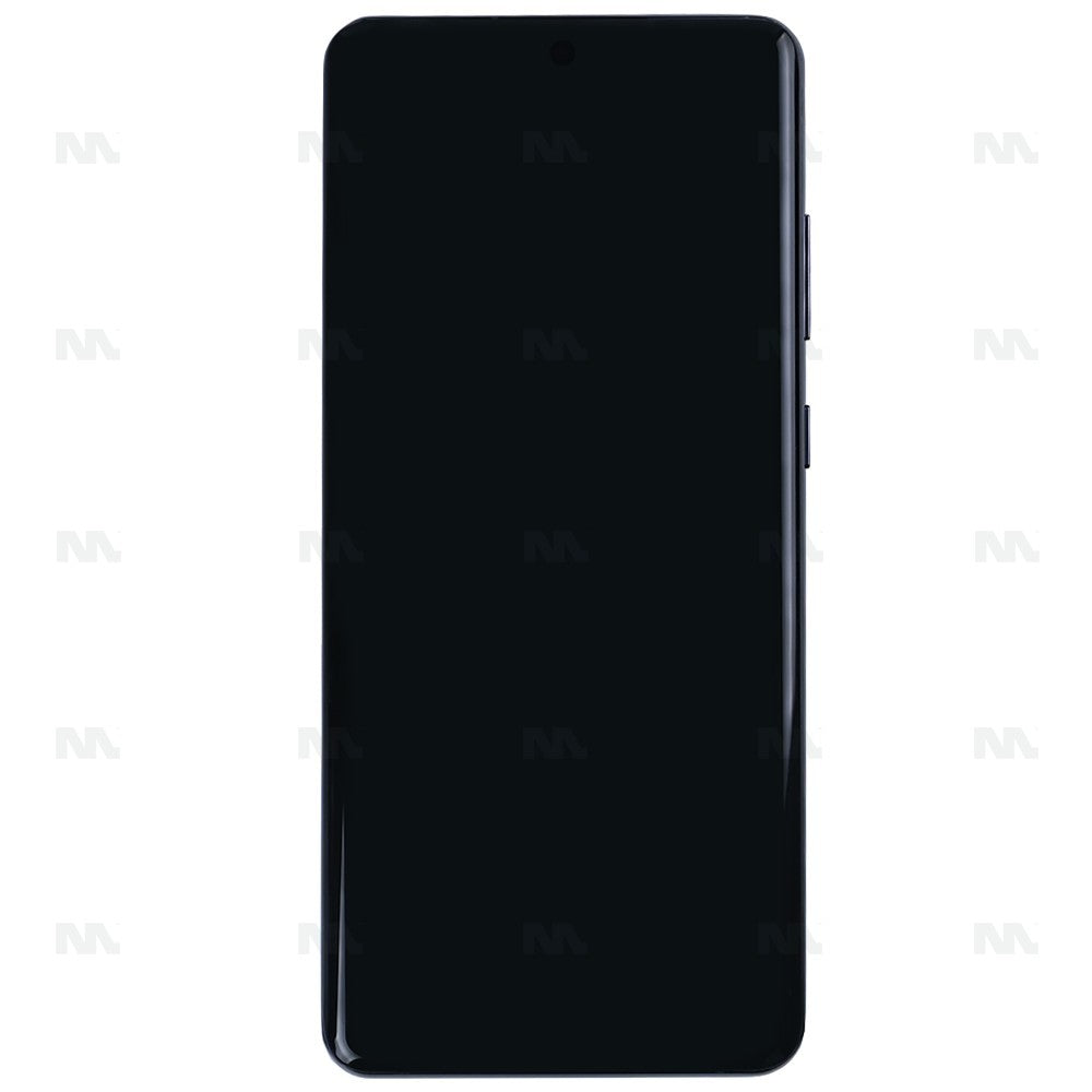 Samsung Galaxy S20 Ultra G988B Display And Digitizer With Frame Cosmic Black SOFT-OLED