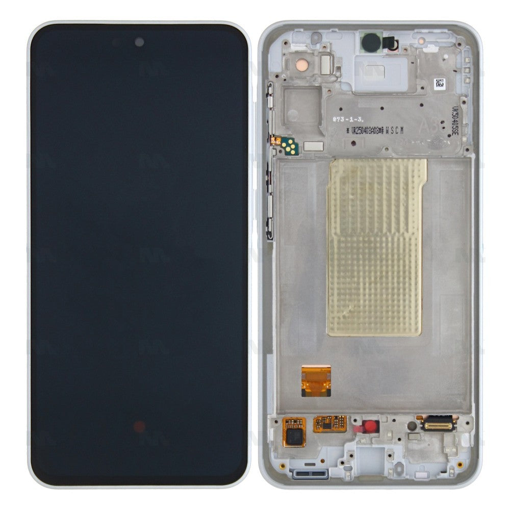 Samsung Galaxy A36 A366B Display und Digitizer mit Rahmen Weiß GH82-36841B Ersatzteil