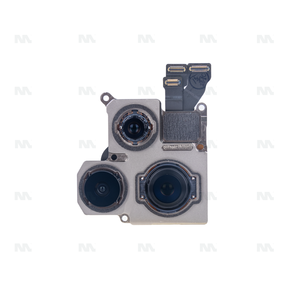 Kit Caméra Arrière pour iPhone 15 Pro - Pièce de Rechange OEM, Module Caméra Arrière
