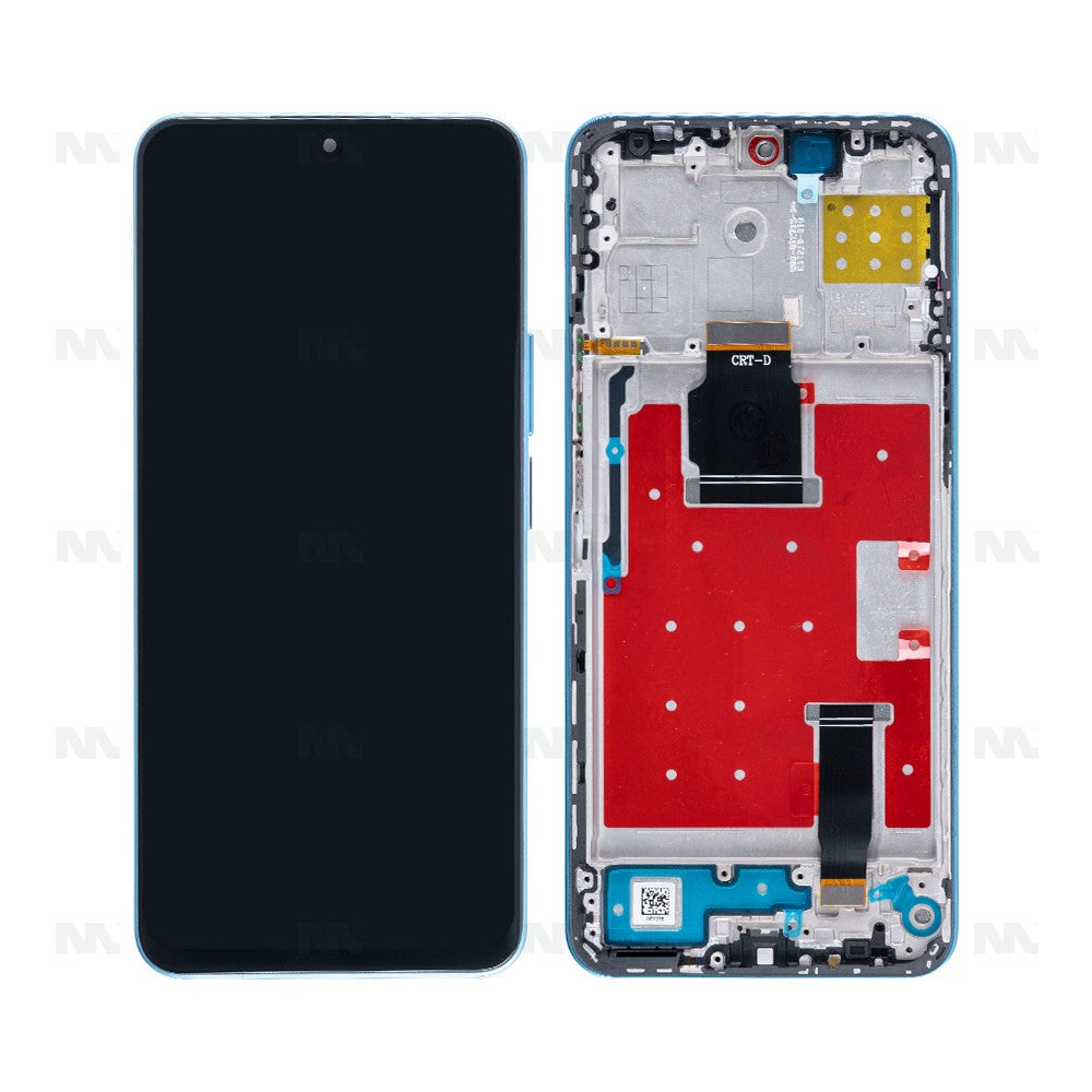 Display e Digitizer con Cornice Honor X8a 90 Lite Cyan Lake OEM Ricambio
