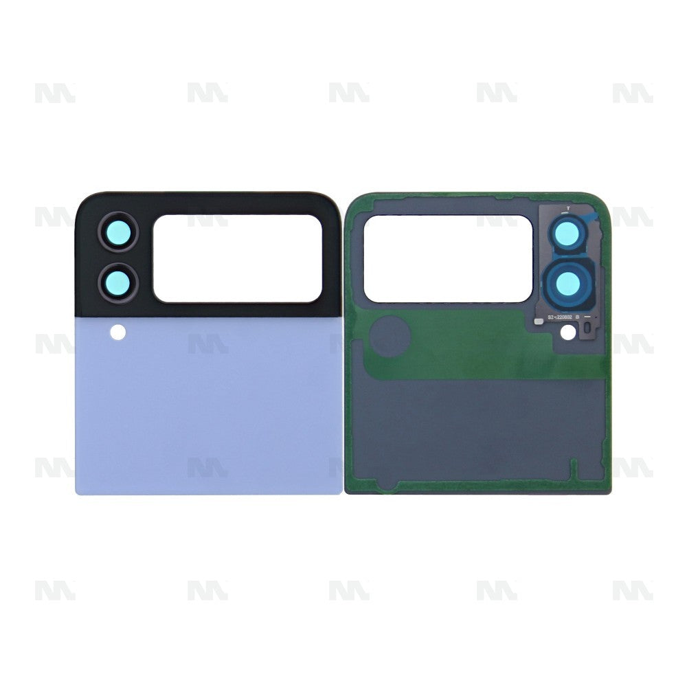 Samsung Galaxy Z Flip4 F721B Back Cover Top With Lens Blue OEM