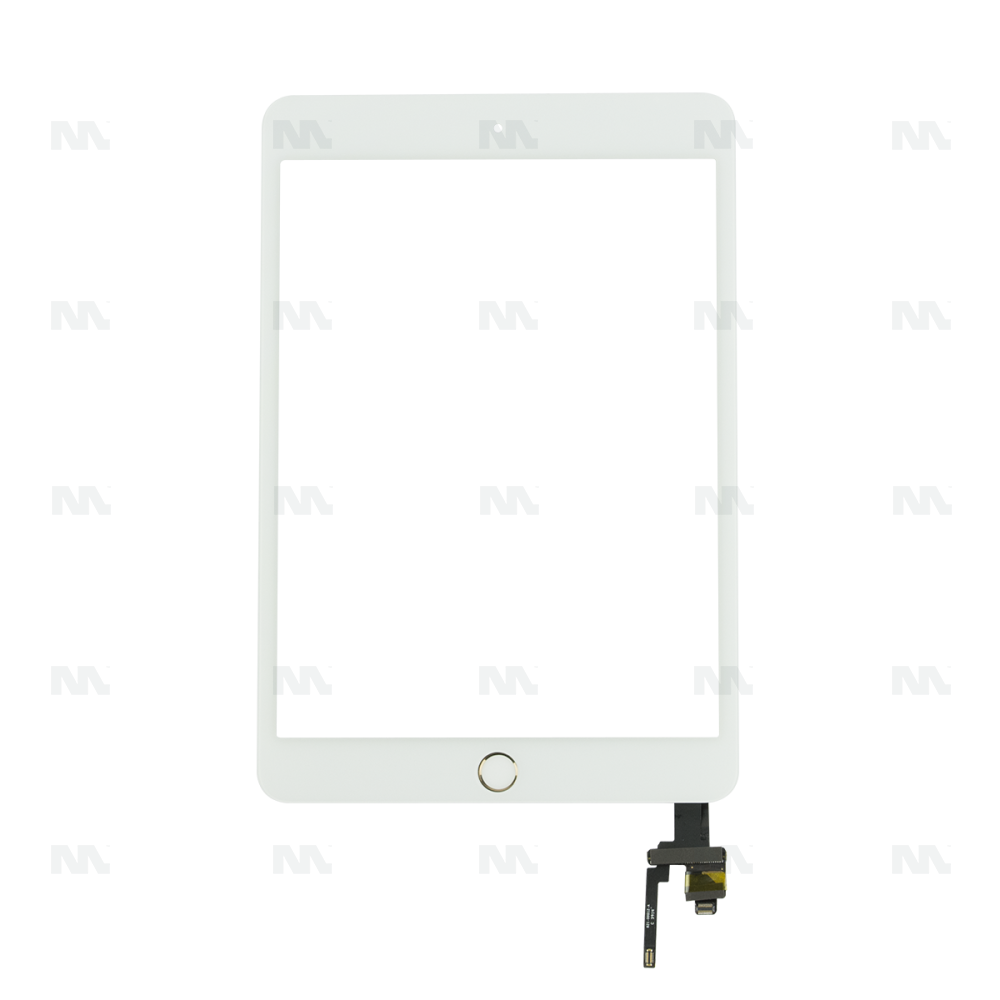 iPad mini 3 Digitizer + Home Button Flex OEM - White