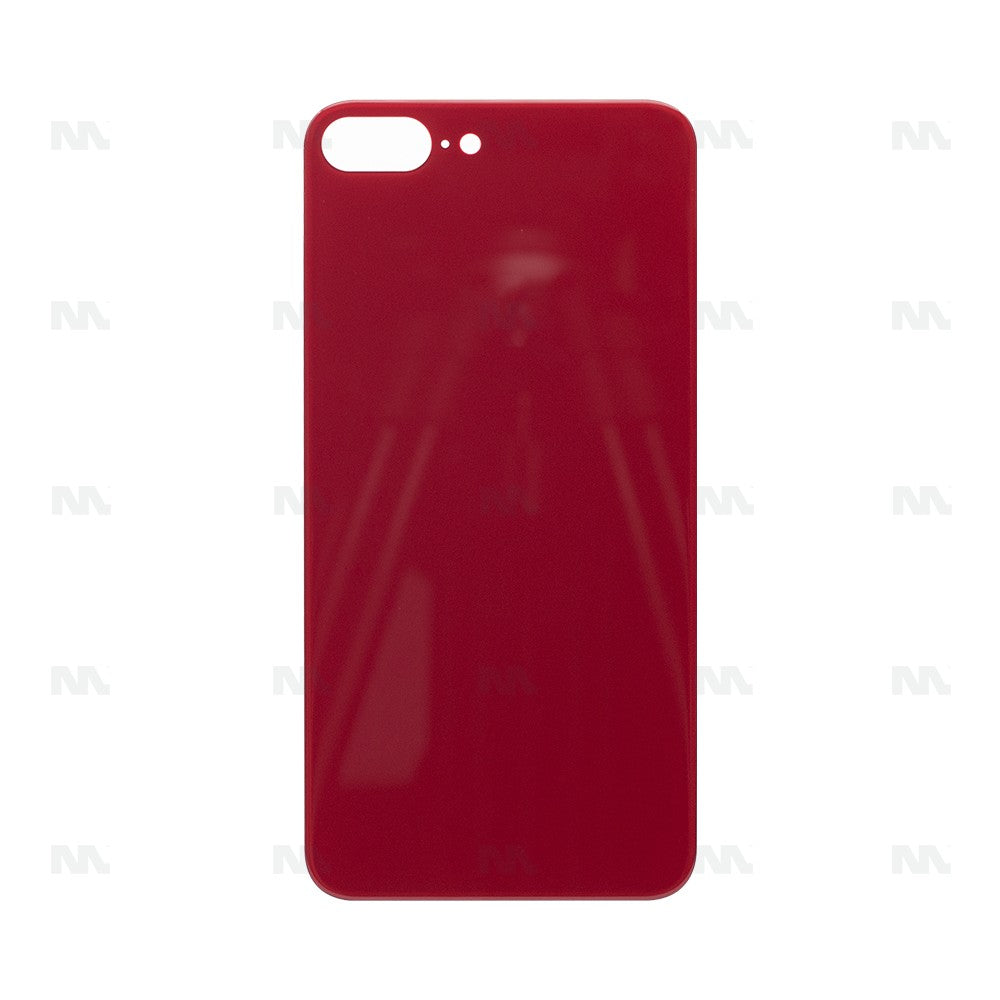 For Apple iPhone 8 Plus Back Glass, Enlarged Camera Frame Red Compatible
