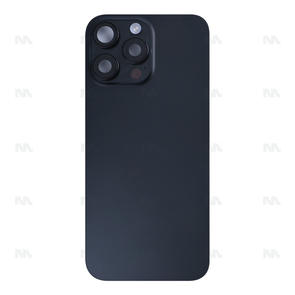 For iPhone 16 Pro Max Extra Glass With NFC, Enlarged Camera Frame Black Titanium Pulled