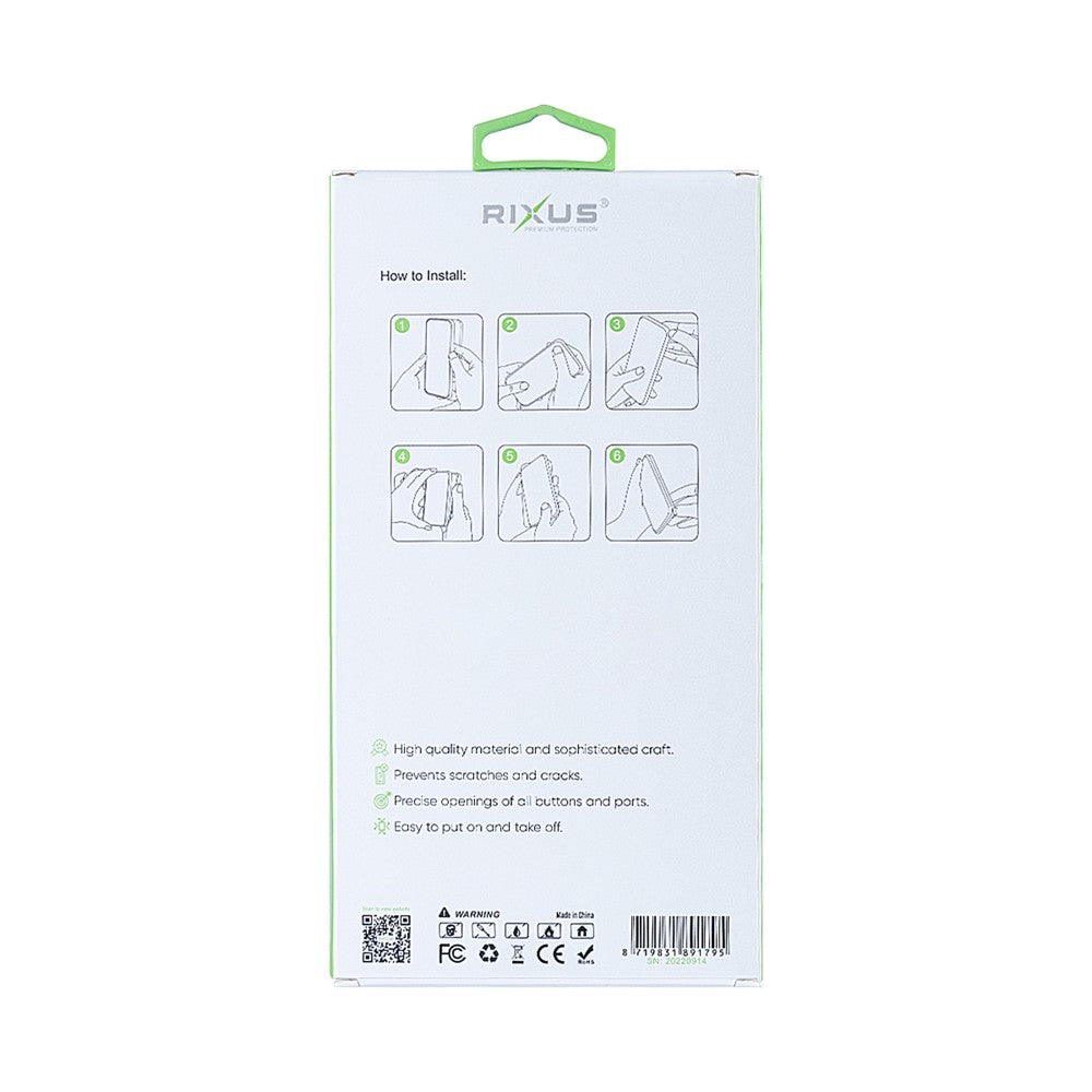 Rixus Anti-Burst Case With MagSafe For Apple iPhone 16 Pro Transparent