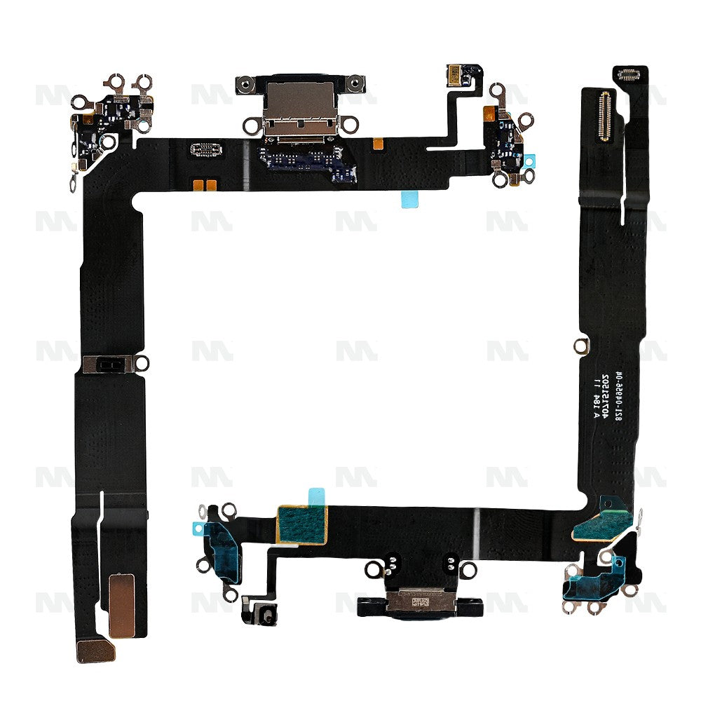 For Apple iPhone 16 Plus System Charging Board Black Pulled