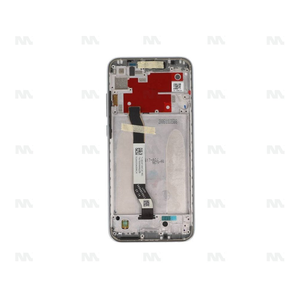 Xiaomi Redmi Note 8T Display And Digitizer With Frame Moonlight White Service Pack