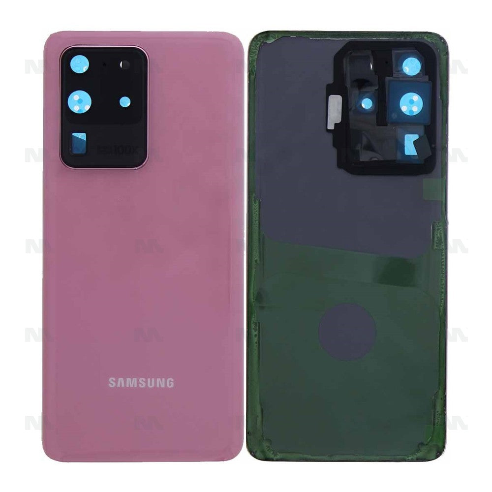 Samsung Galaxy S20 Ultra 4G G988F, S20 Ultra 5G G988B Back Cover With Lens Pink OEM