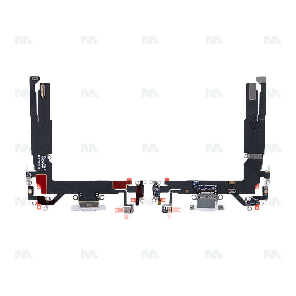 Nappe de Charge Système Blanche pour Apple iPhone 16 - Pièce de Rechange Flex