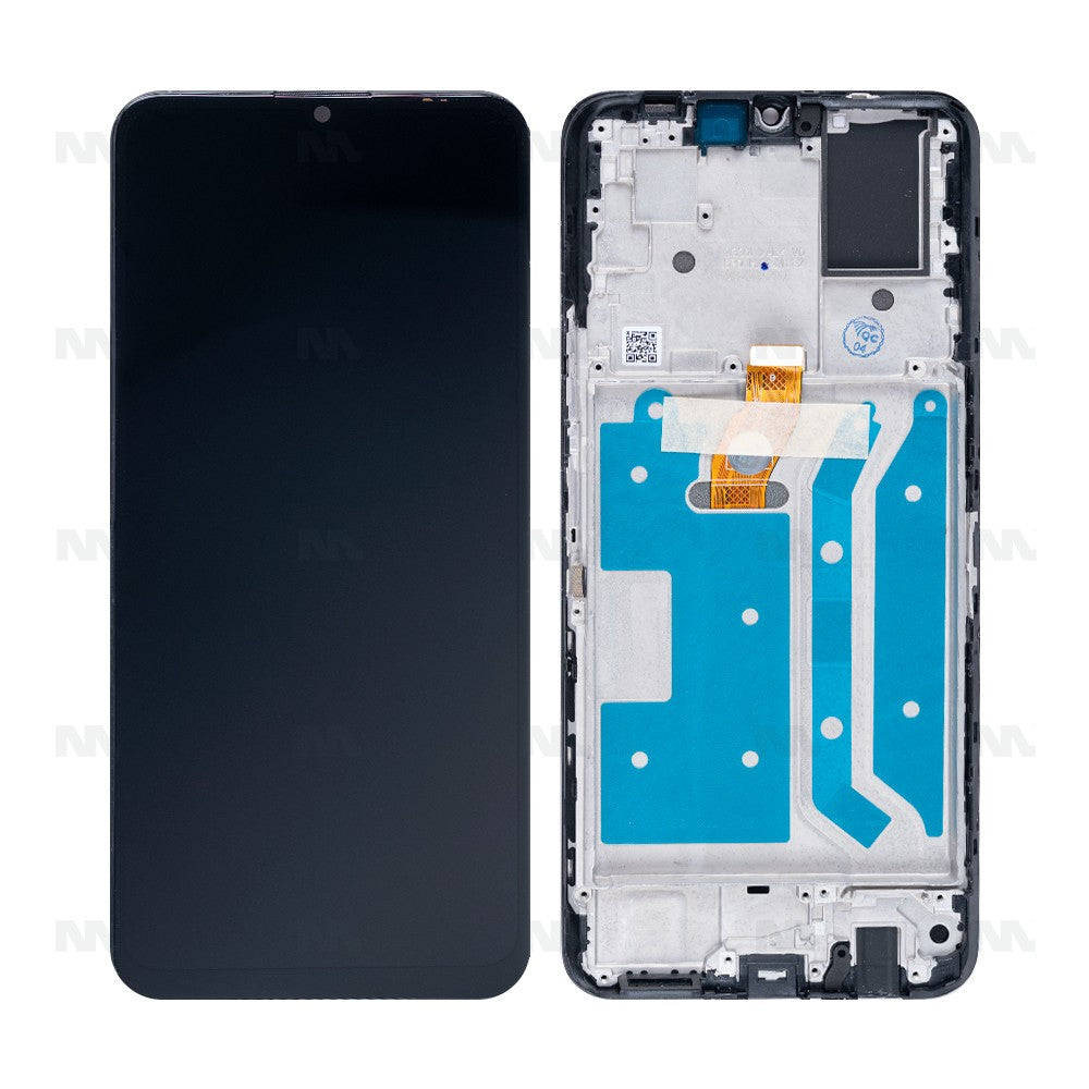 Honor X7 (CMA-LX2) Display und Digitizer mit Rahmen Schwarz OEM Ersatzteil