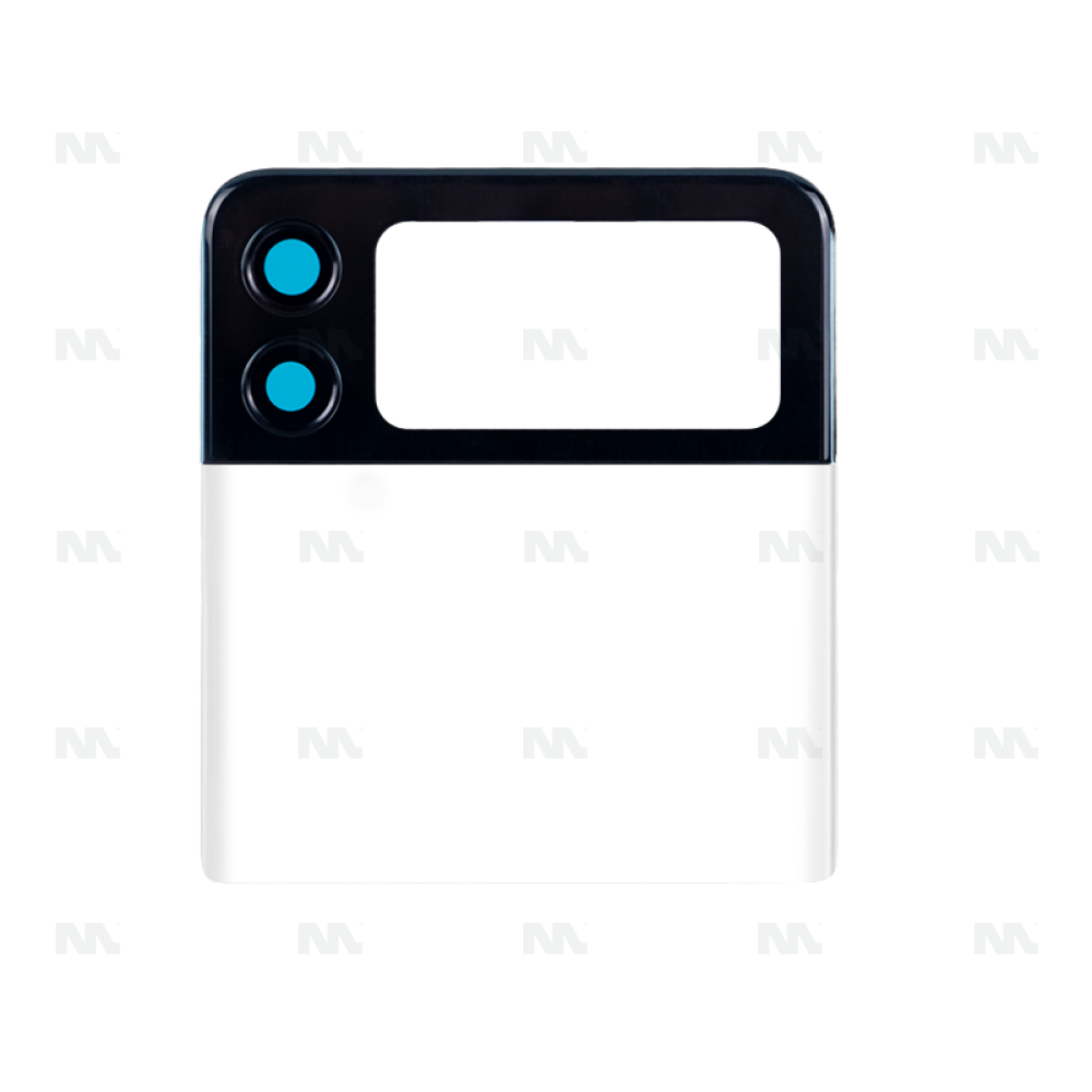 Samsung Galaxy Z Flip3 F711B Back Cover Top With Lens Phantom White OEM