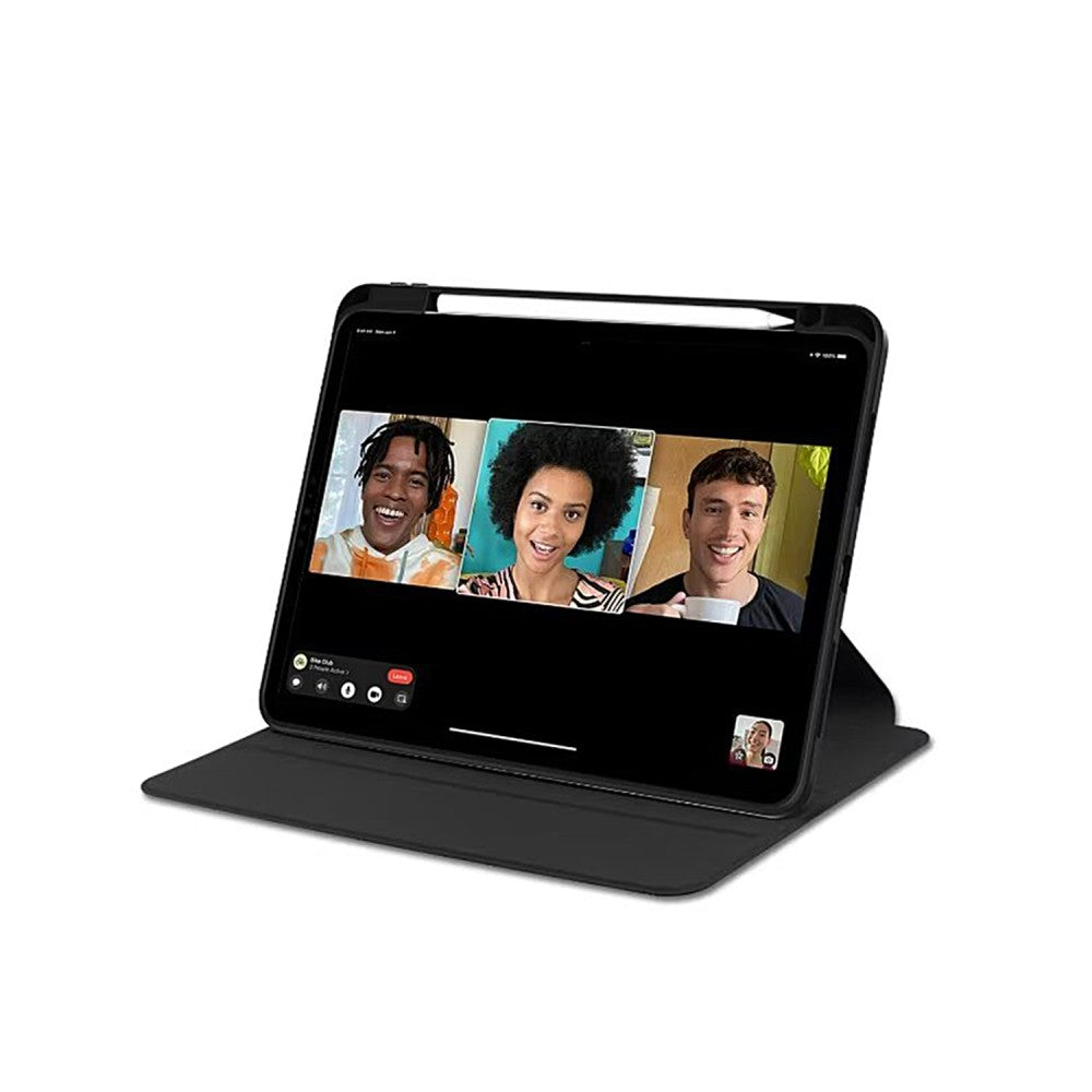 For iPad Air, Air 2 9.7 PU Leather Protective Case Black