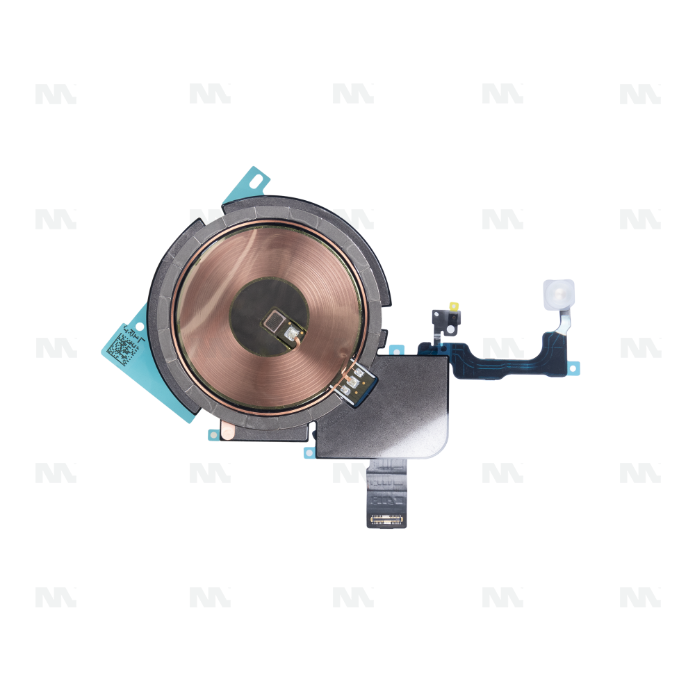 Nappe Flex Originale pour iPhone 15 Pro Max NFC Charge Sans Fil et Lampe de Poche Pièce de Rechange