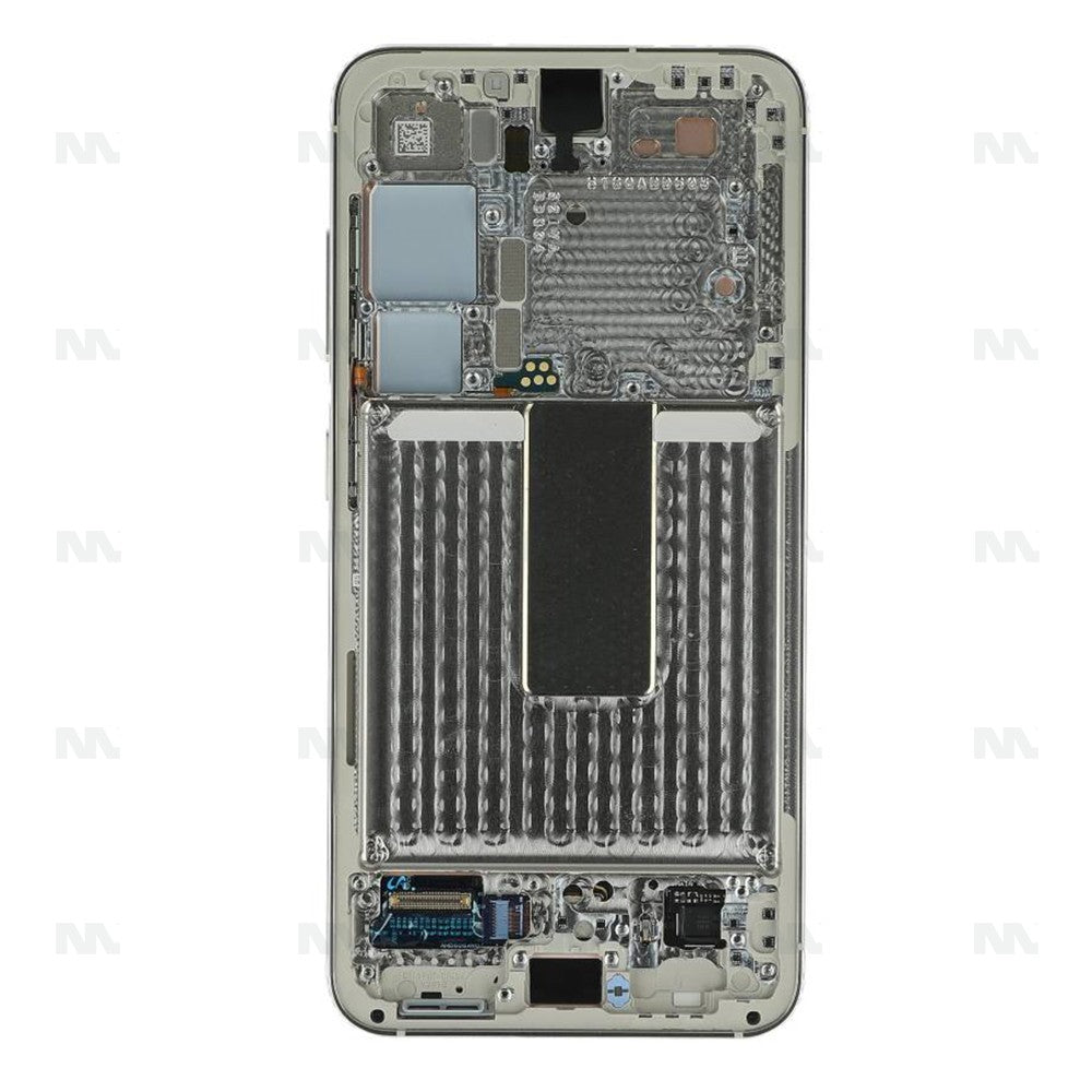 Samsung Galaxy S23 S911B Display And Digitizer With Frame Cream Service Pack