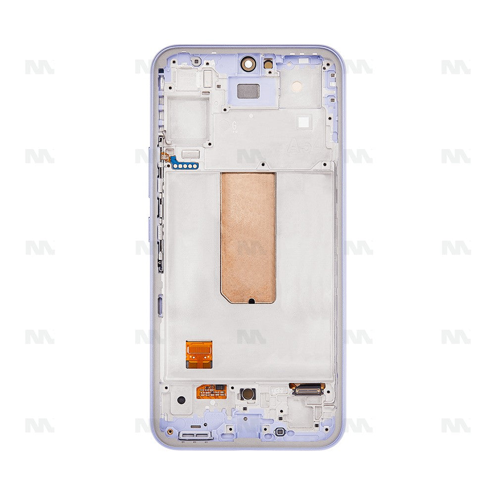 Samsung Galaxy A54 5G A546B Display And Digitizer With Frame Violet Service Pack
