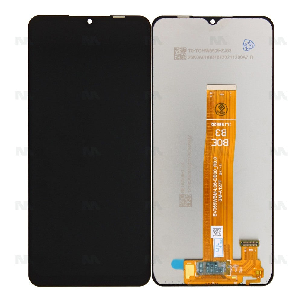 Samsung Galaxy A12s A127F Display And Digitizer (No Frame) Black Soft-OLED
