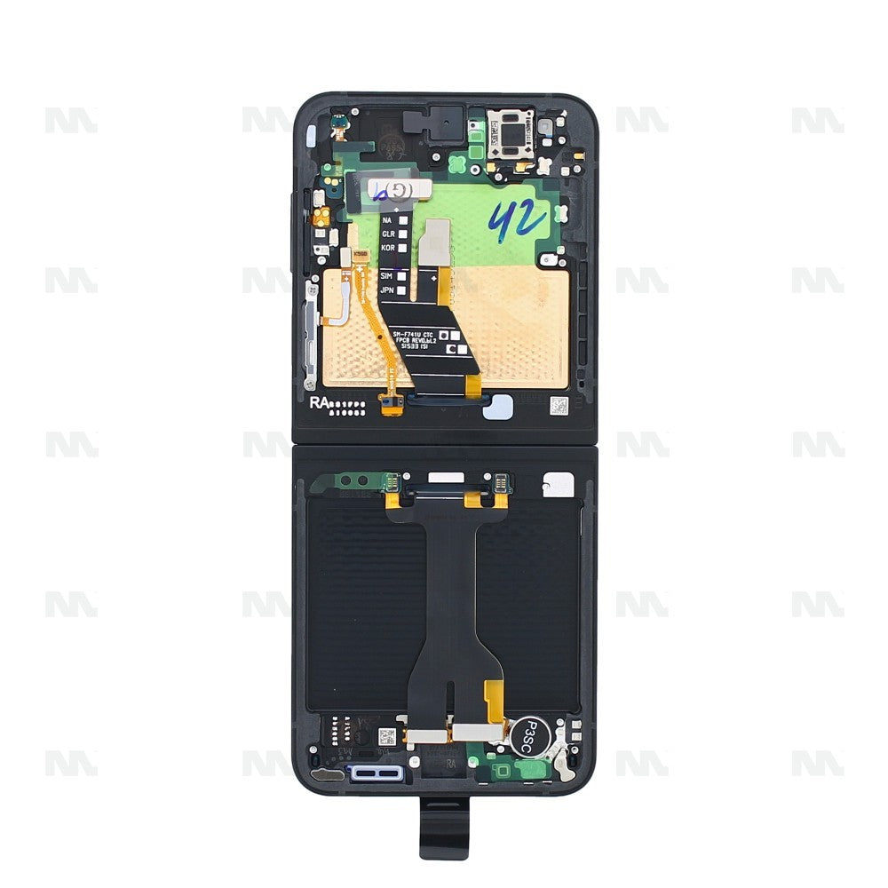 Samsung Galaxy Z Flip7 FE F761B Display And Digitizer With Frame Black Service Pack