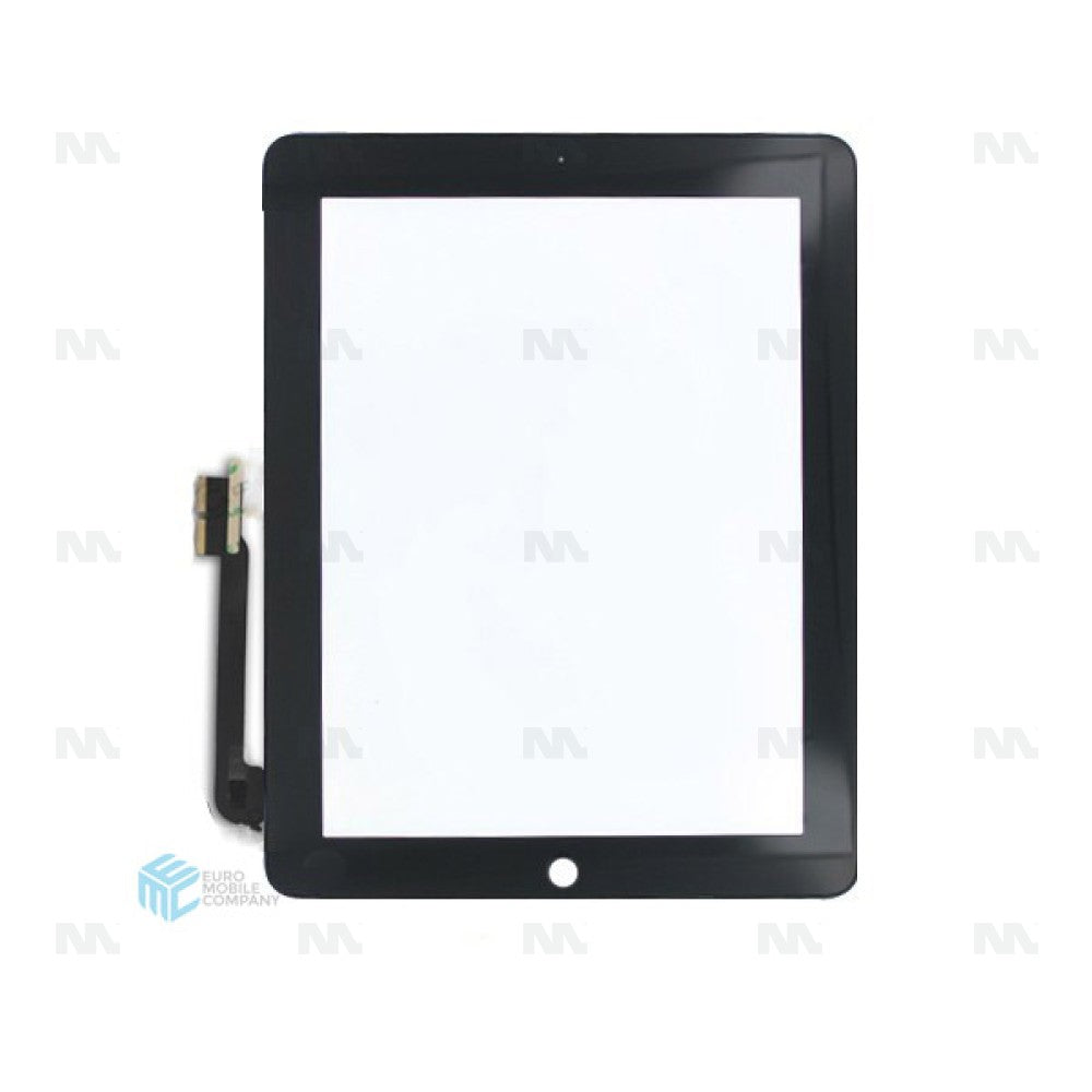 For iPad 3, iPad 4 (2012) Digitizer Black