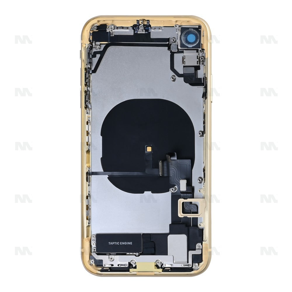 For Apple iPhone XR Housing With Small Parts Yellow Compatible