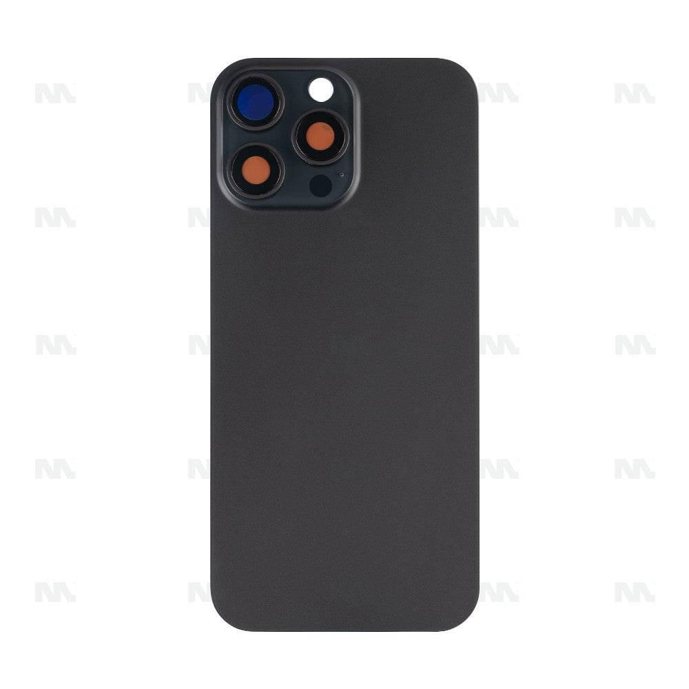 For iPhone 16 Pro Max Extra Glass Without NFC, Enlarged Camera Frame Black Titanium