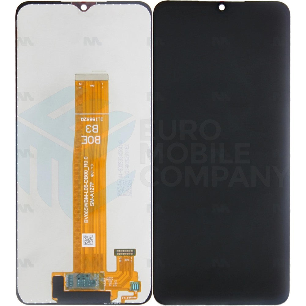 Samsung Galaxy A12s 2021 / A12s Nacho (SM-A127F) Display + Digitizer (No Frame) - Black