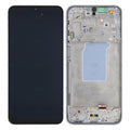 Samsung Galaxy A26 5G A266B Display And Digitizer With Frame White Service Pack