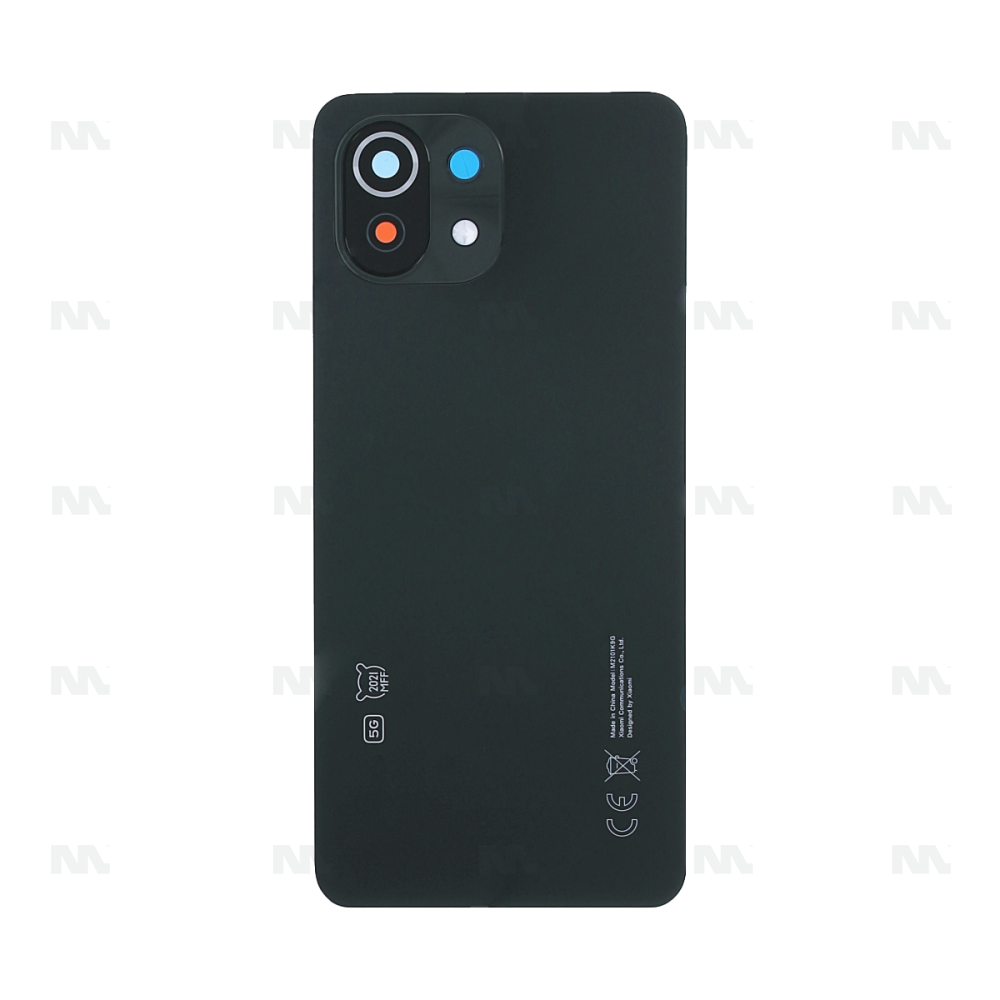 Xiaomi Mi 11 Lite 5G Back Cover With Lens Truffle Black OEM