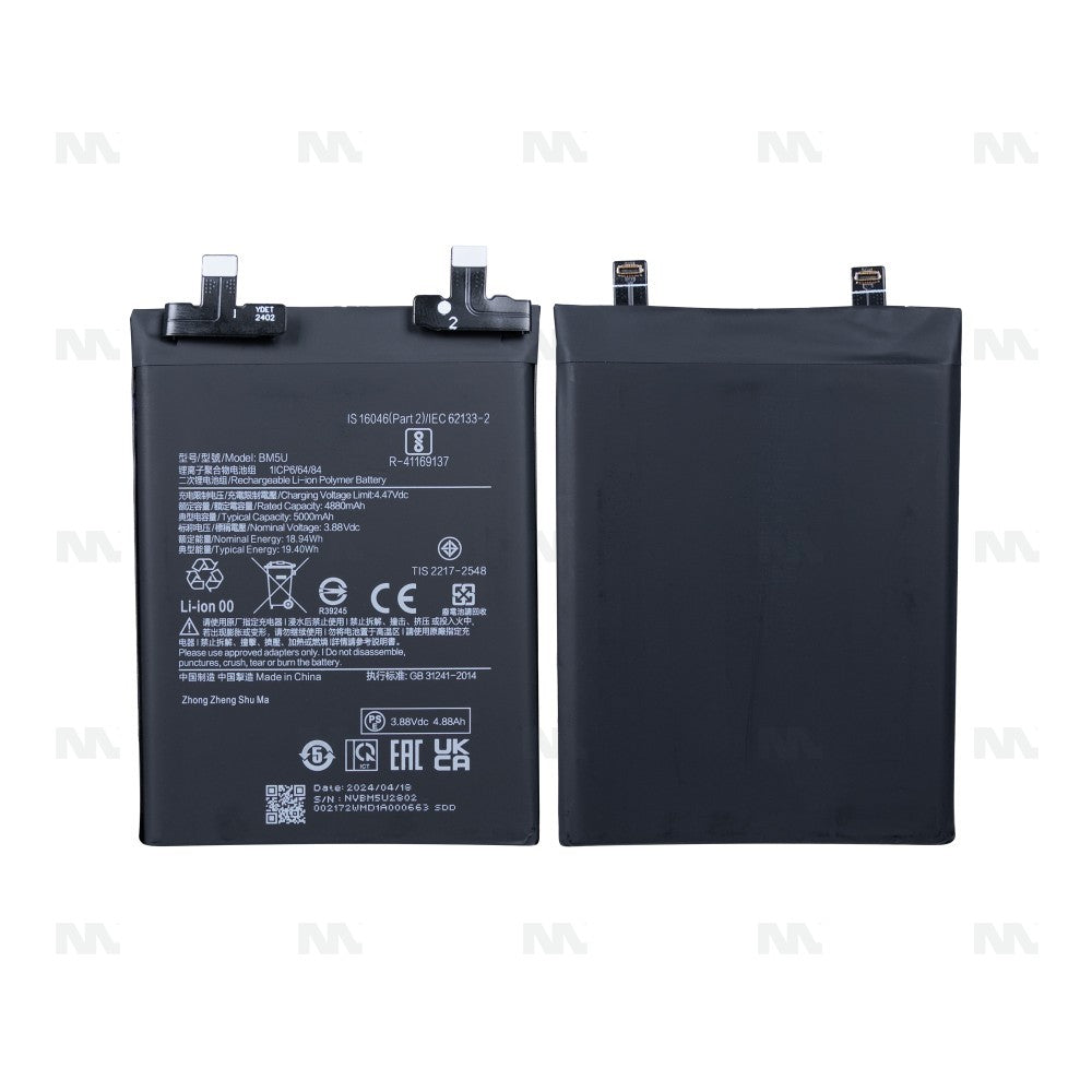 Xiaomi Redmi Note 13 Pro Plus 5G Battery BM5U OEM