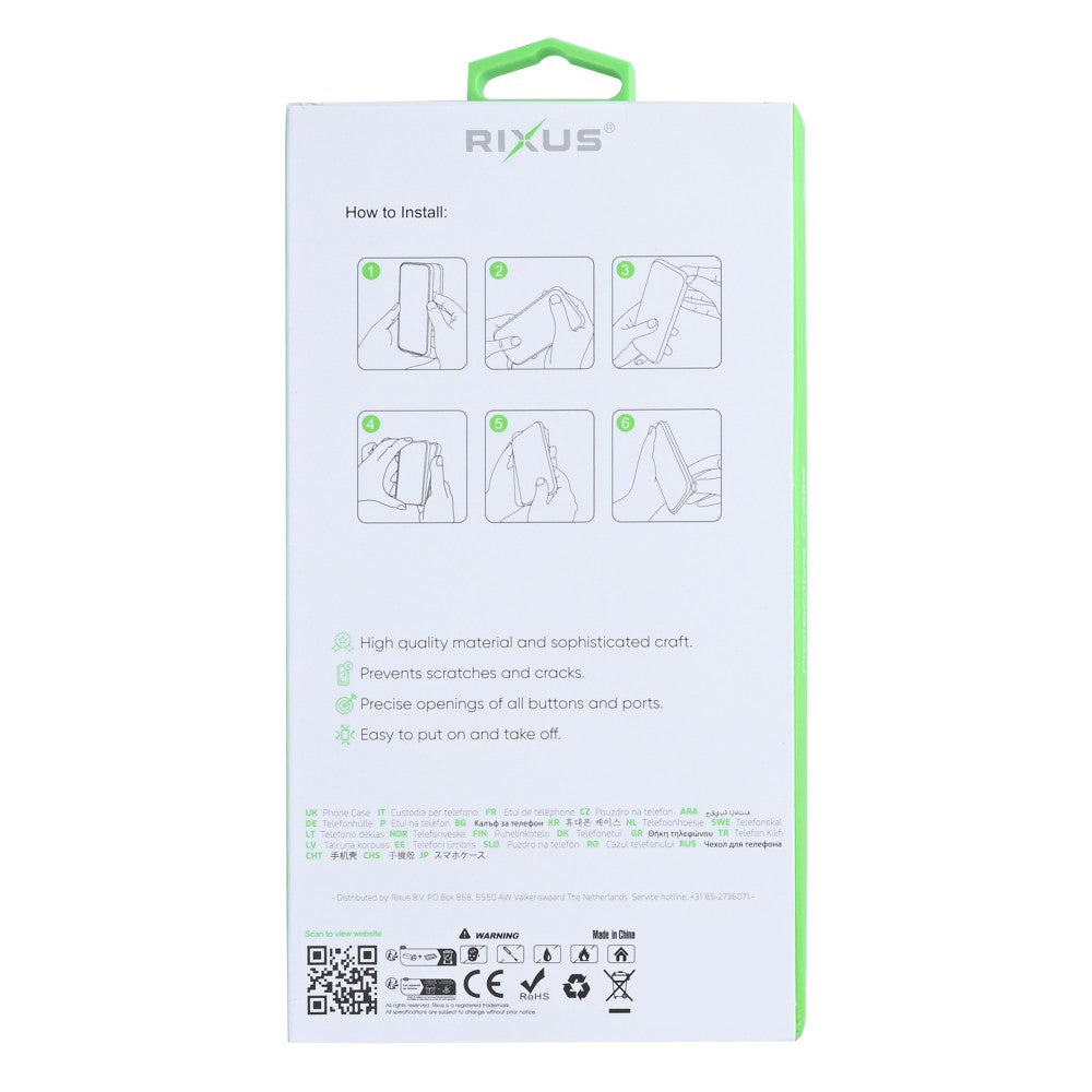 Capa Antirruptura Rixus Transparente para Apple iPhone 17 - Estojo Protetor Substituição