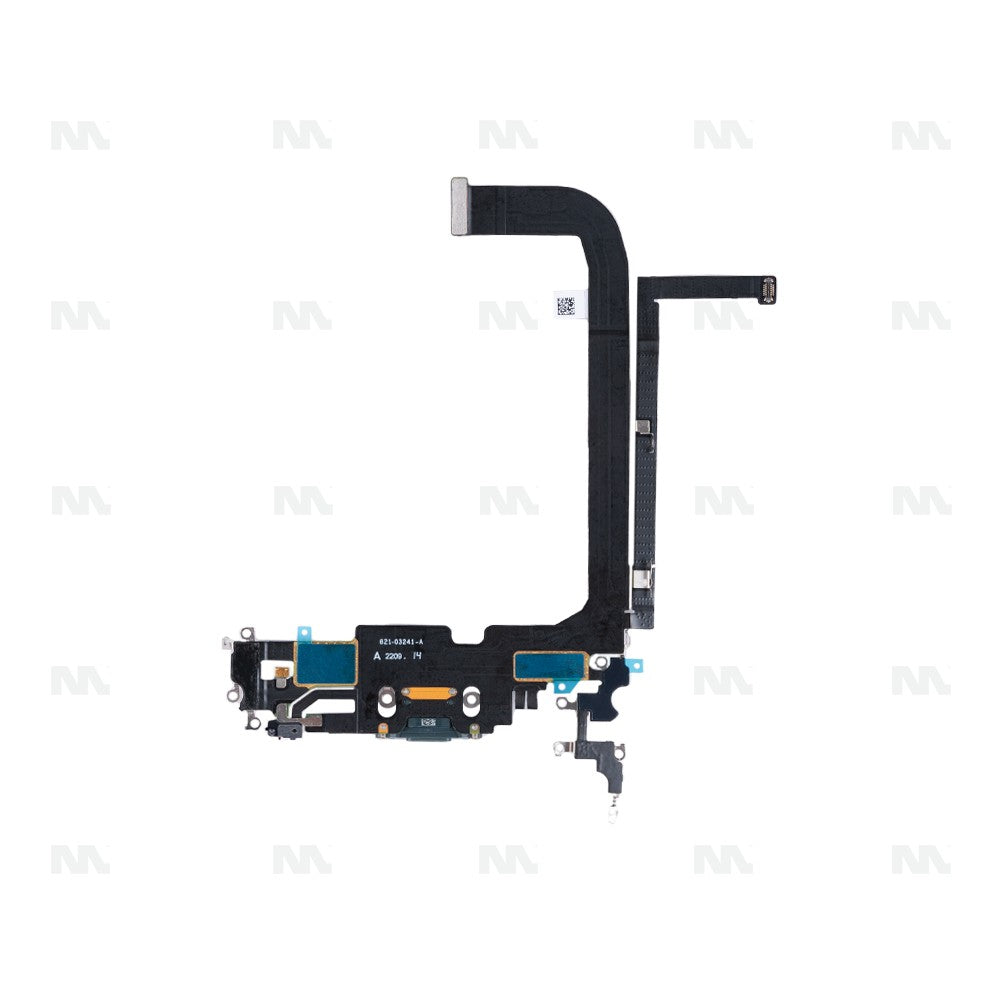 For Apple iPhone 13 Pro Max System Charging Flex Alpine Green Pulled