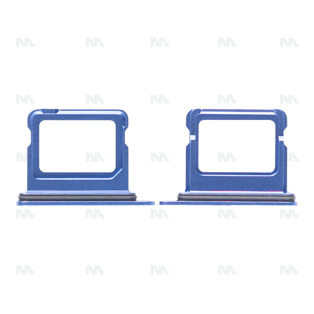 Support Carte SIM Ultramarine pour Apple iPhone 16 et 16 Plus - Pièce de Rechange