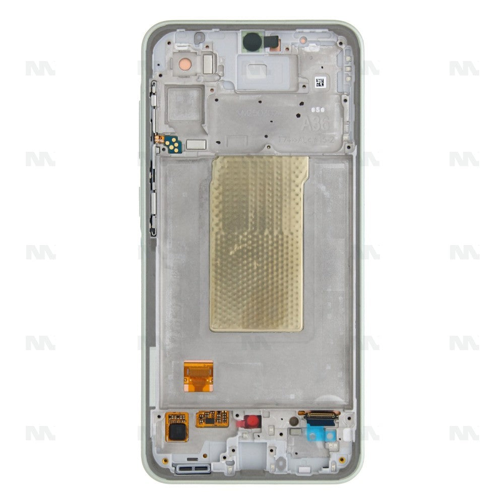 Samsung Galaxy A36 A366B Display And Digitizer With Frame Lime GH82-36841C Service Pack