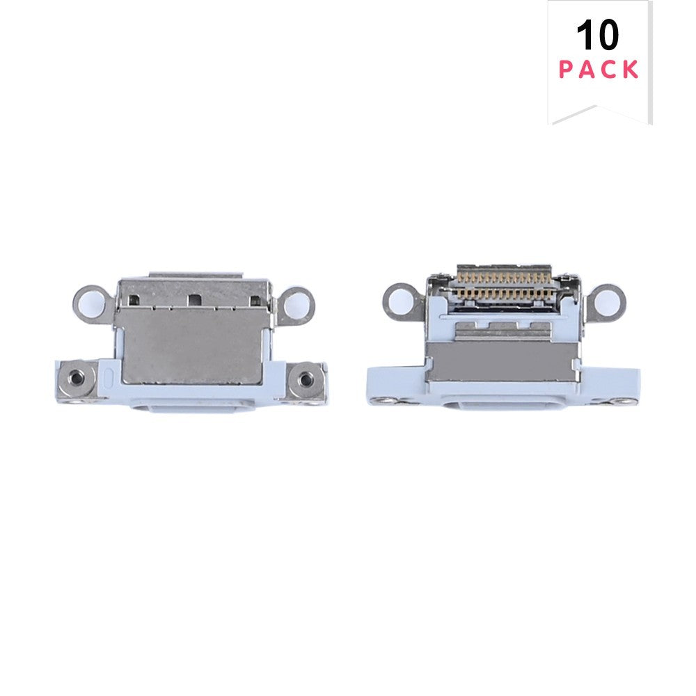 For Apple iPhone 16, 16 Plus System Charging Port White (10pcs)