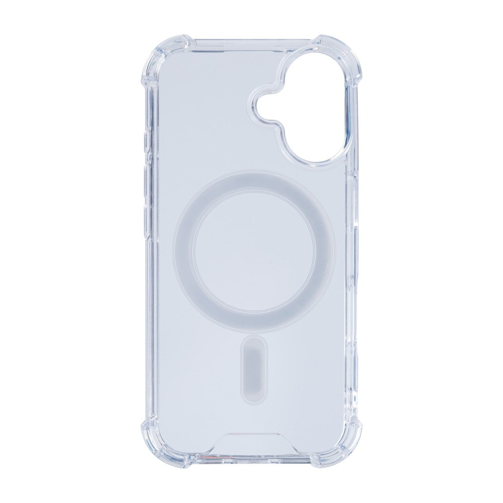 Rixus Anti-Burst Case With MagSafe For Apple iPhone 16 Transparent