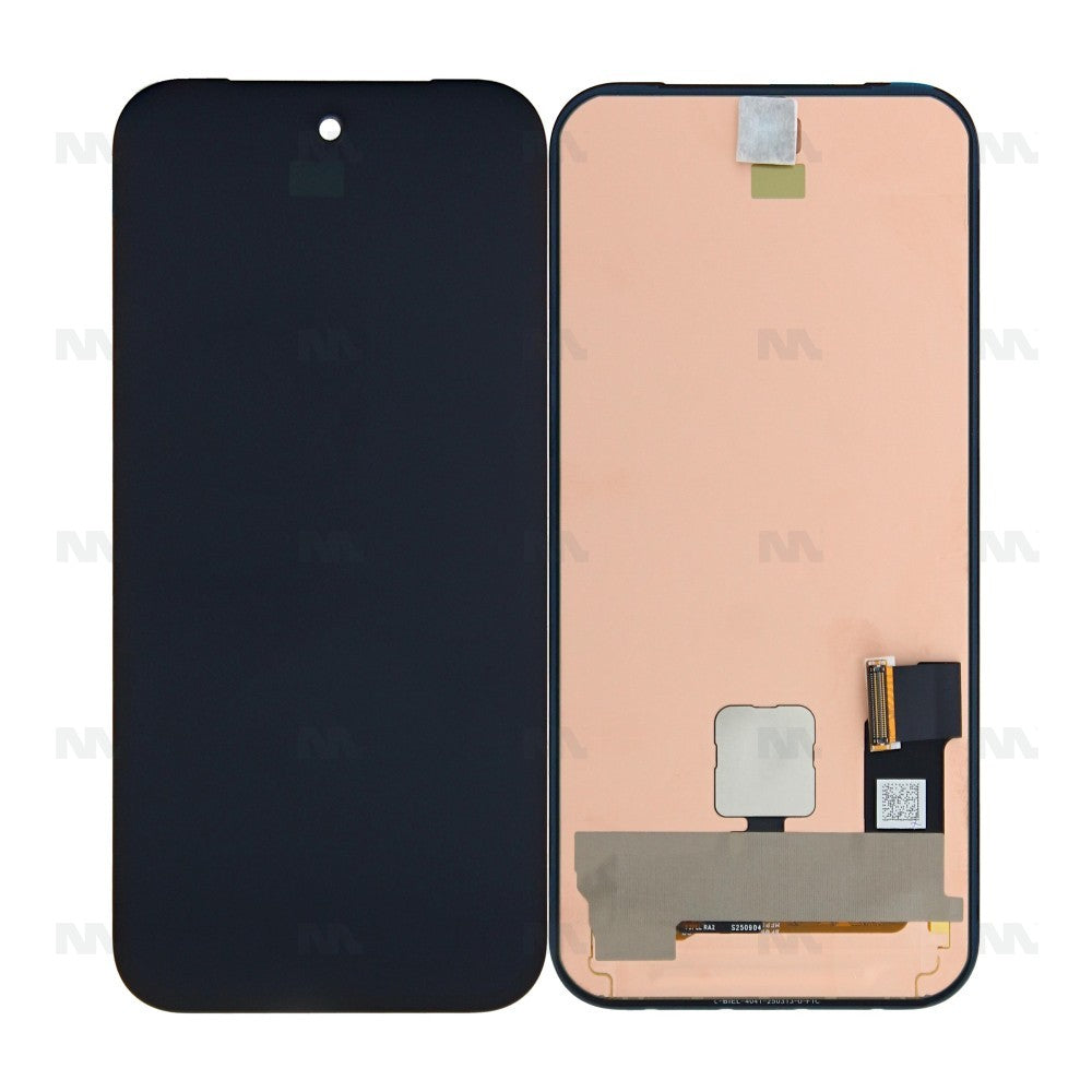 Google Pixel 9a Display And Digitizer Without Frame Black Service Pack