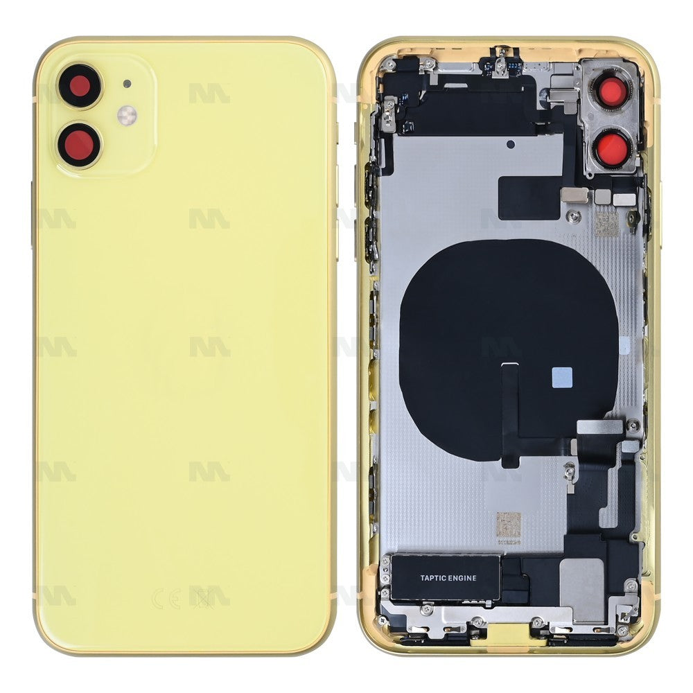 For iPhone 11 Complete Housing incl. All Small Parts Without Battery Yellow