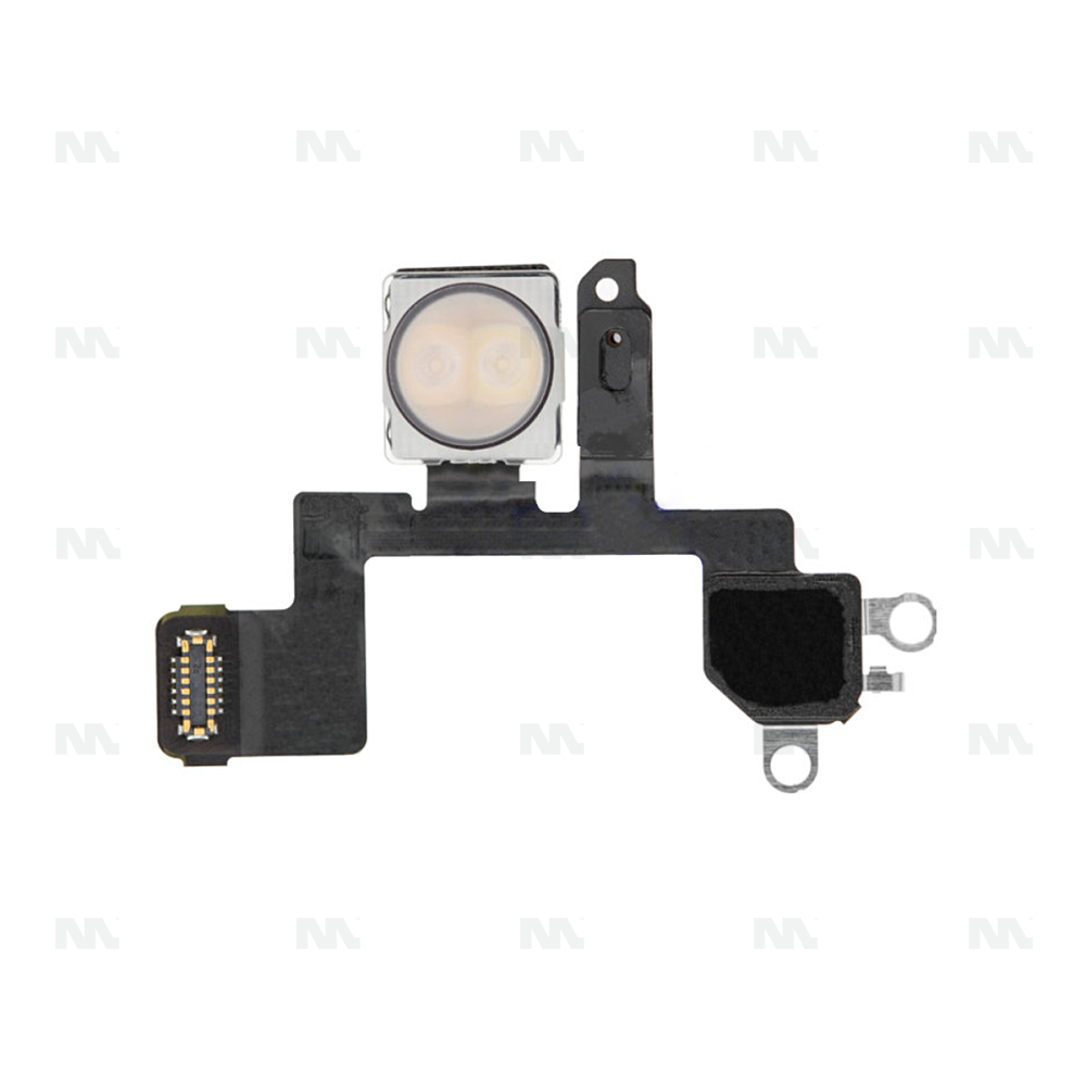 Nappe Flex OEM Lampe Torche et Microphone pour Apple iPhone 12 Mini Pièce de Rechange