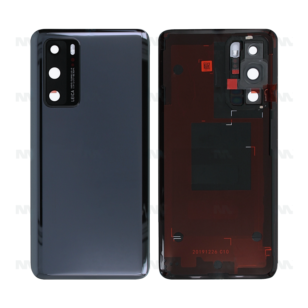 Huawei P40 Back Cover With Lens Black OEM