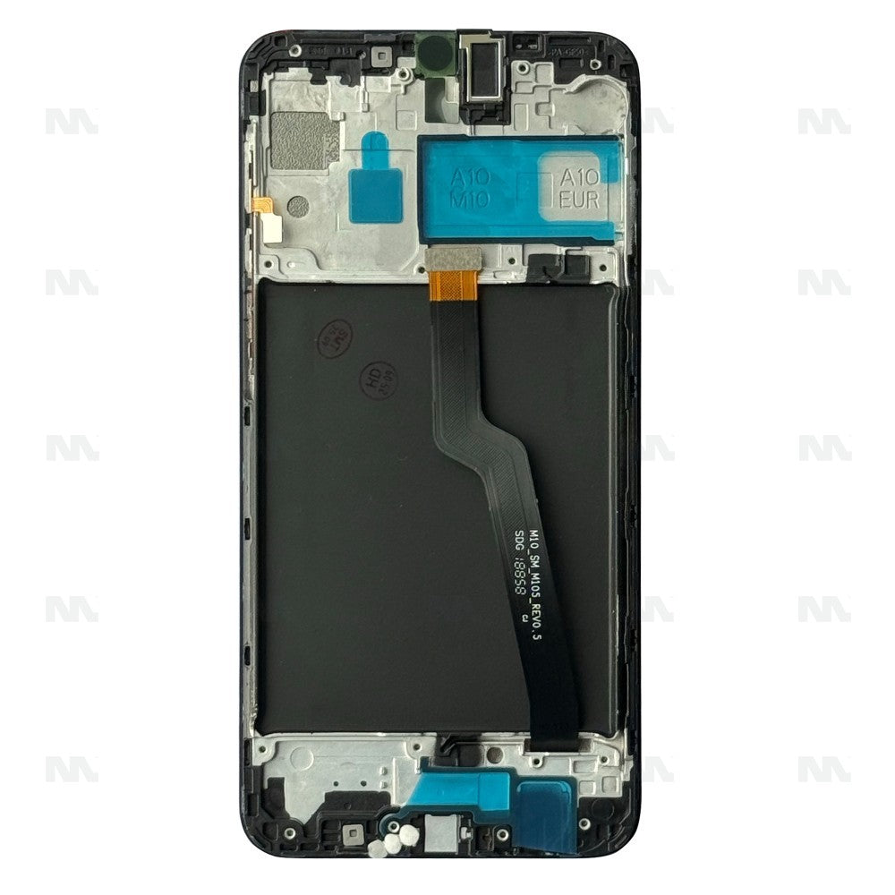 Samsung Galaxy A10 A105F, M10 M105F Display And Digitizer With Frame Black OEM