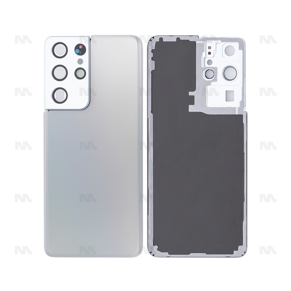 Samsung Galaxy S21 Ultra G998B Back Cover With Lens Phantom Silver Original
