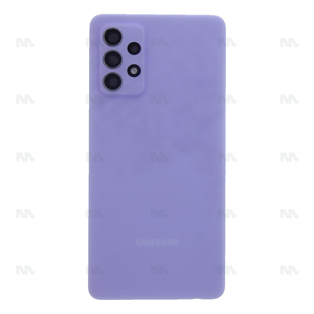 Tampa Traseira Samsung Galaxy A72 4G A725F / A72 5G A726B com Lente Peça de Reposição OEM Roxo