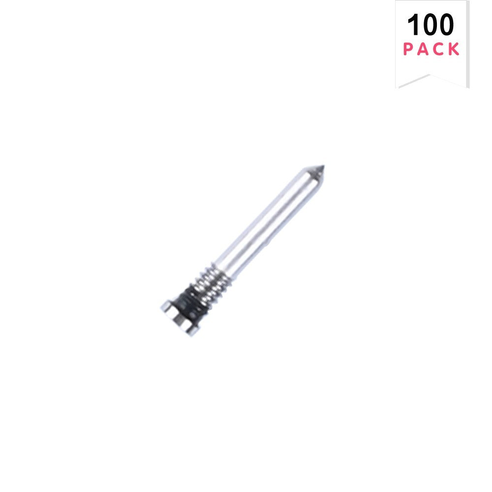 For iPhone 15 Pro, 15 Pro Max Bottom Screws White Titanium Compatible (100-Pack)