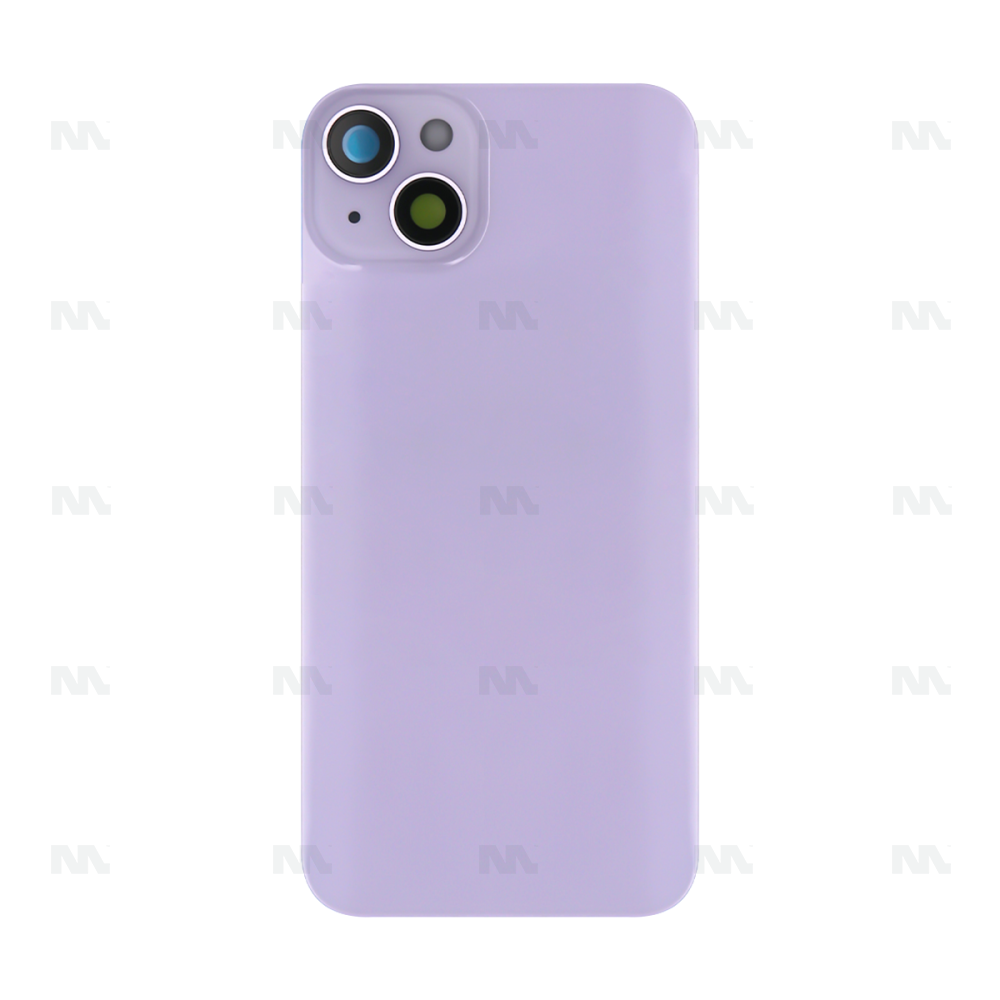 Vidro Extra Para iPhone 14 Plus Roxo Moldura Ampliada Câmera Peça Sobressalente