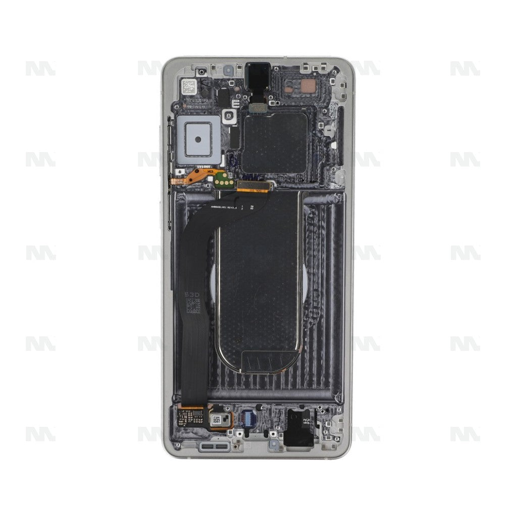 Samsung Galaxy S25 Edge S937B Display And Digitizer With Frame Titanium Silver Service Pack