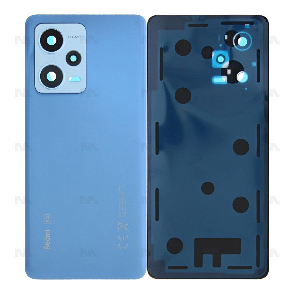 Blaues Rückgehäuse Xiaomi Redmi Note 12 Pro Plus 5G Mit Linse Ersatzteil OEM