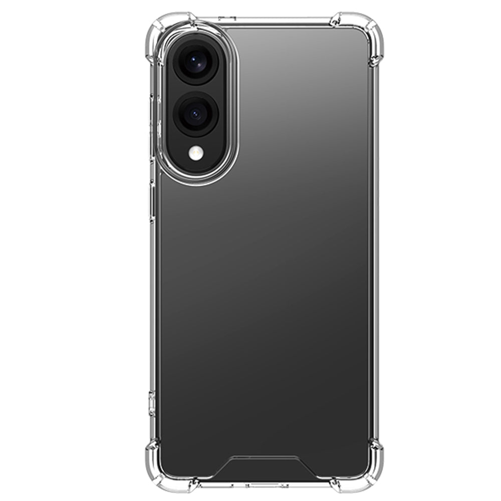 Capa Anti-Estouro Rixus Para Samsung Galaxy S25 Edge Transparente - Estojo Protetor Substituição